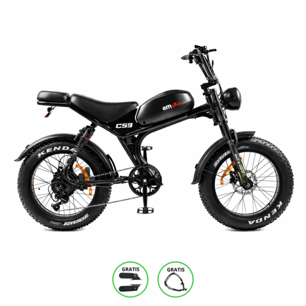 Emoko C93 Pro | Model 2025 | Zwart | 250W