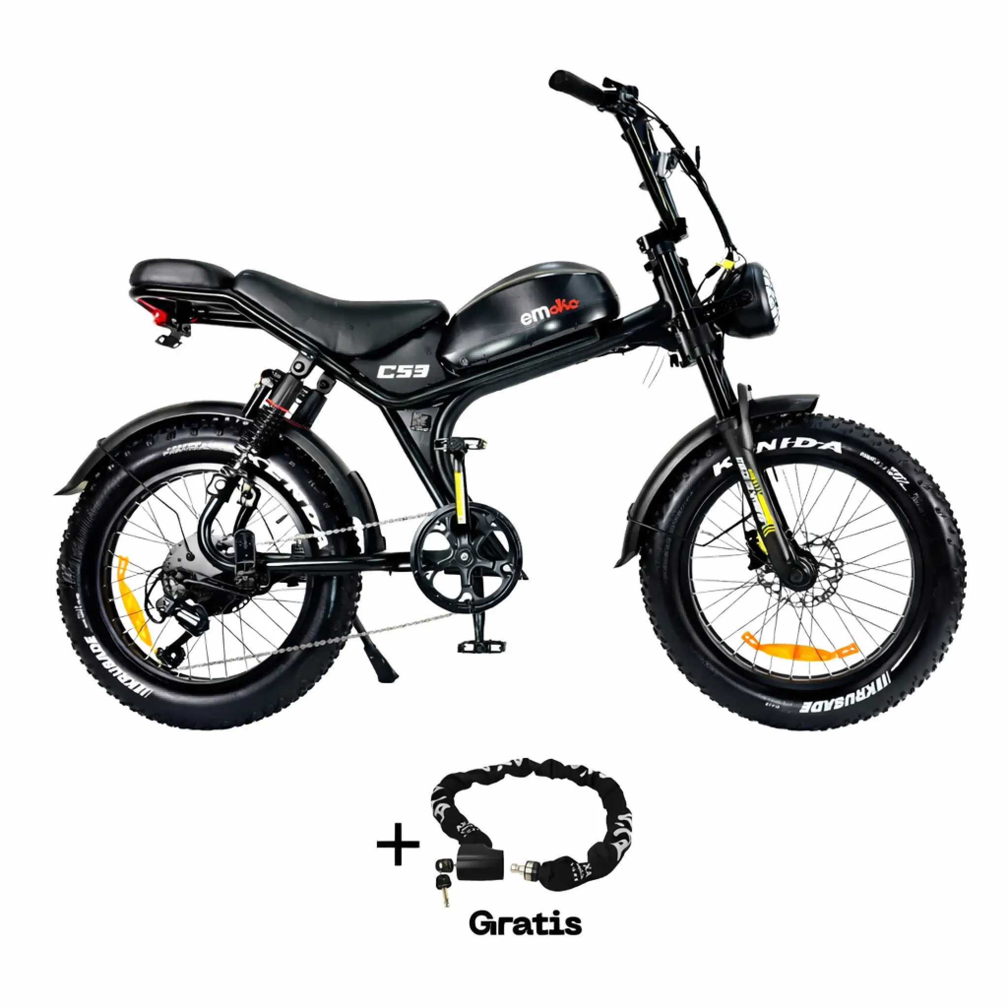 Emoko C93 Pro | Model 2025 | Zwart | 250W - Afbeelding 2