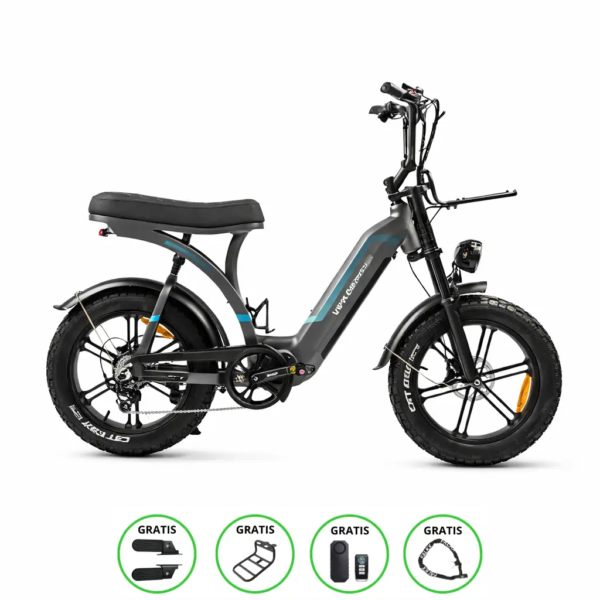 OUXI Q8 | Grijs | 250W | Elektrische fatbike