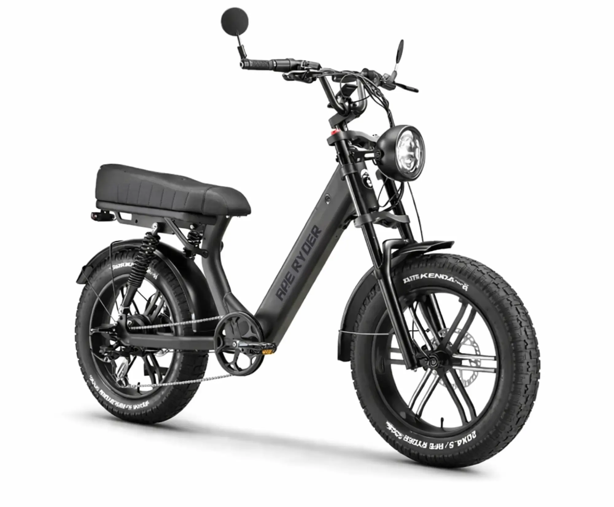 Ape Ryder MD10 PRO – Zwart – Elektrische Fatbike – 250w - Afbeelding 3