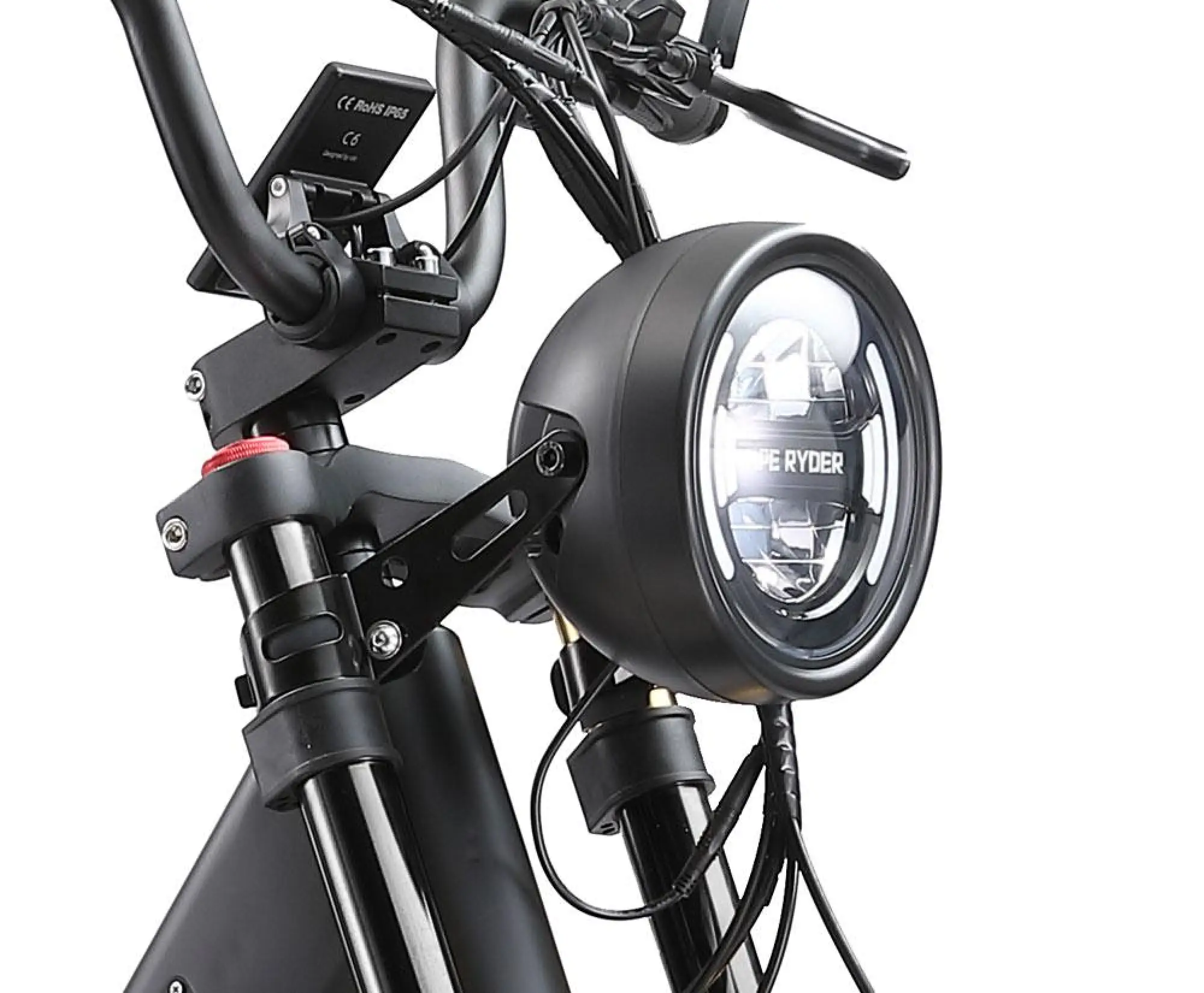 Ape Ryder MD10 PRO – Zwart – Elektrische Fatbike – 250w - Afbeelding 5